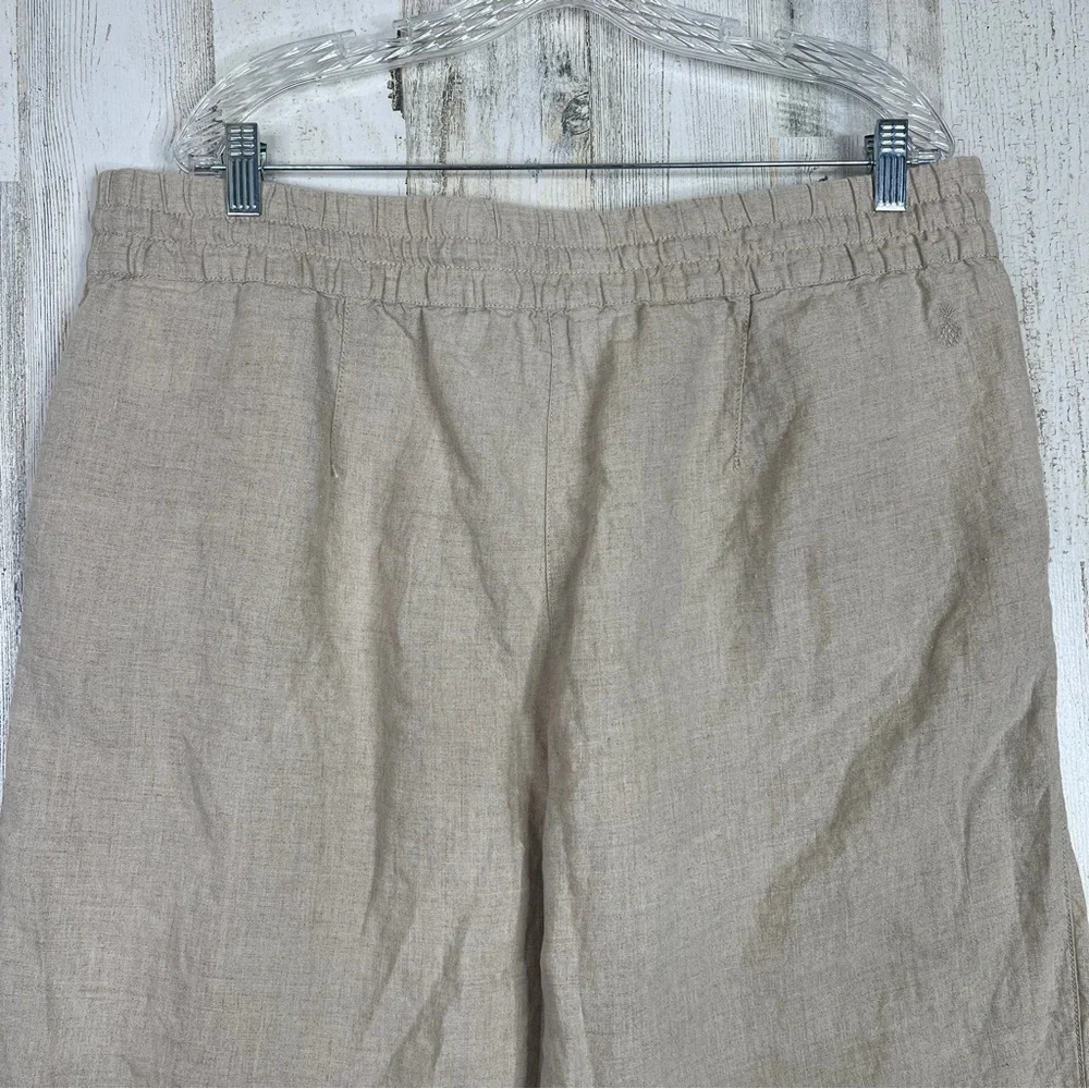 Tommy Bahama 100% Linen Pants Women's Size XL Pull-on Light Academia Lagenlook